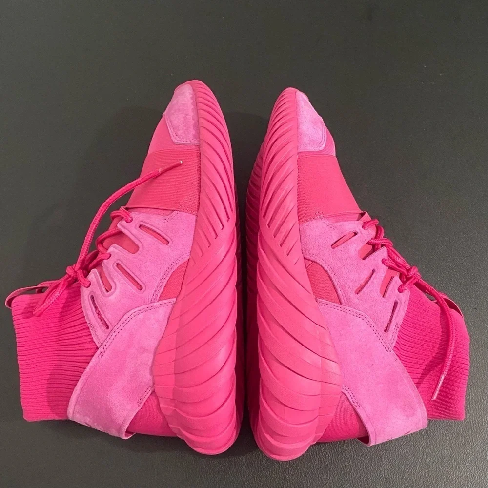 Adidas Tubular Doom EQT Pink Sneakers S74795 Men Size 10 Trainers Like New